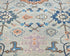 12 Ft Silver Gray Aryana Afghan Hand Knotted Veg Dye Wool Runner Rug